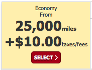 Delta SkyMiles 25k Ticket Price