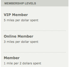 Delta SkyMiles Dining Member Levels
