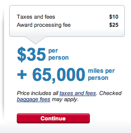 ANC -LGA First Class Miles Cost