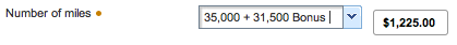 Buying Miles For First Class US Airways