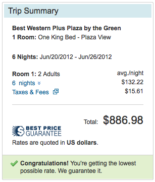Expedia Best Western Room Rates